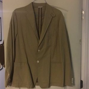 44R Khaki Billy Reid sport coat